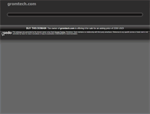 Tablet Screenshot of gromtech.com